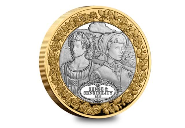 Jane Austen Silver £2 Set Sense & Sensibility REV