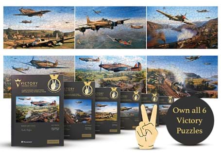 This complete collection brings together six exclusive WWII jigsaws, featuring artwork by Nicolas Trudgian