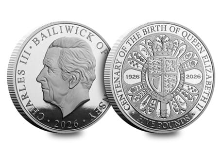 Queen Elizabeth Centenary £5 Proof Coin – officially authorised for release to mark 100 years since the birth of Britain’s longest-reigning monarch. Struck to a Proof finish. 