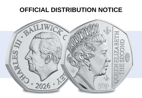 QEII 50P For 50P Official Distribution Notice