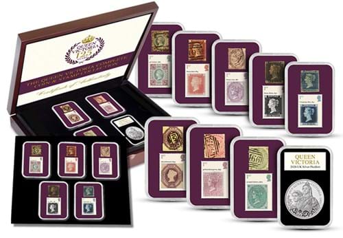 XLY8 Queen Victoria Complete Stamp And Coin Collection BOX SHOT 650X450 1