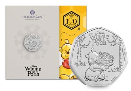 This UK 2026 Brilliant Uncirculated 50p has been issued  to celebrate 100 years of Winnie the Pooh. The first coin in this three-coin collection celebrates kindness and comes in Royal Mint packaging.