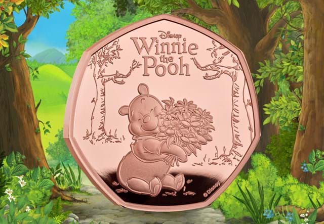 2026 UK Winnie The Pooh Kindness 50P Coin Range 15