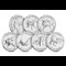 Garden Invertebrates 10Ps (Non Coloured) All Rev (With Obv)