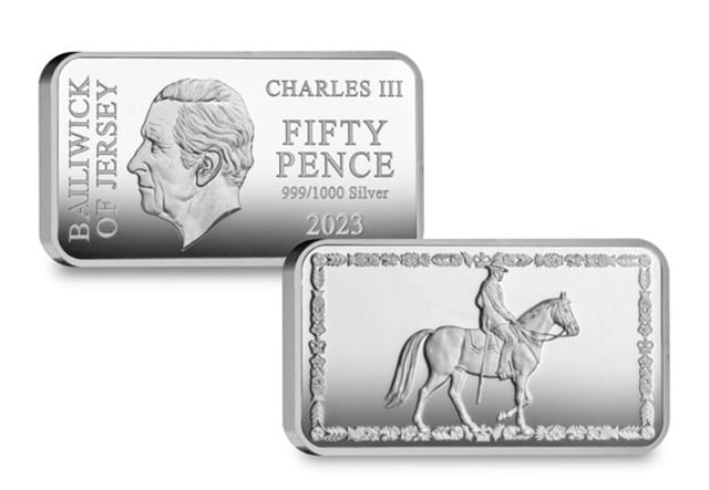 2023 Coronation Procession Ingots Royal Canadian Mounted Police Obv Rev