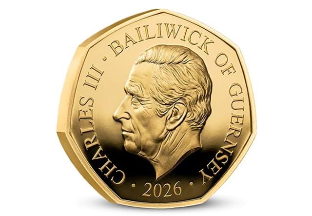 St George Gold Plated 50P OBV Product