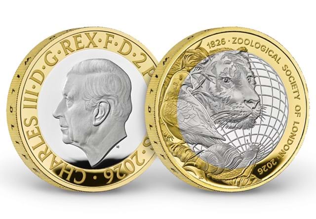 ZSL 2 Pound Coin Images AT 10