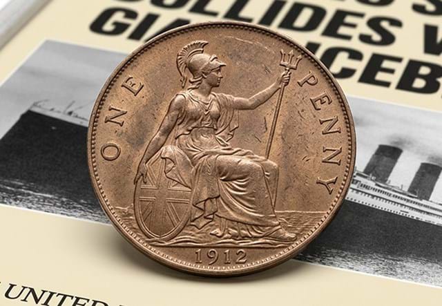 Titanic Headliens Frame Coin Product Shot 650X450