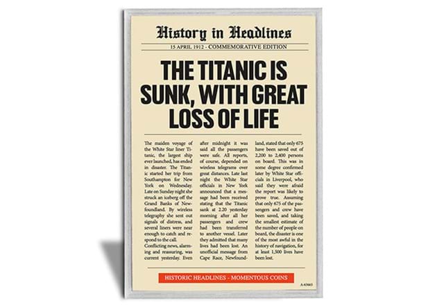 Titanic Headliens Frame OBV 650X450
