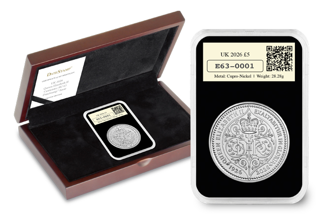 Queen Elizabeth II Centenary £5 DateStamp