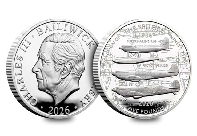 2026 Spitfire £5 Cuni Proof OBV REV