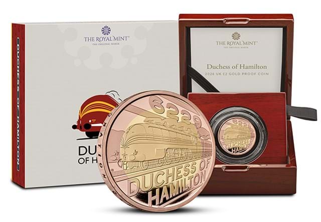Gold Duchess Of Hamilton 2 Pound Images 3