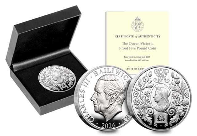 2026 Queen Victoria Proof £5 Box