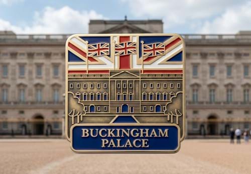 Buckingham Palace Badge In Front Of Buckingham Palace 2 1300X900