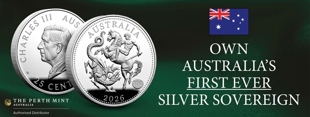Australia's FIRST EVER Silver Sovereign
