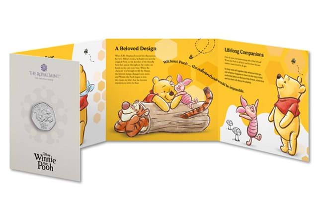 Winnie The Pooh 50P Coin 3 Images AT 3