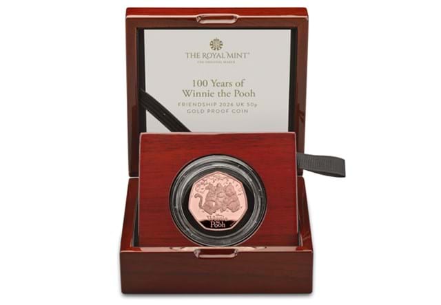Winnie The Pooh 50P Coin 3 Images AT 10