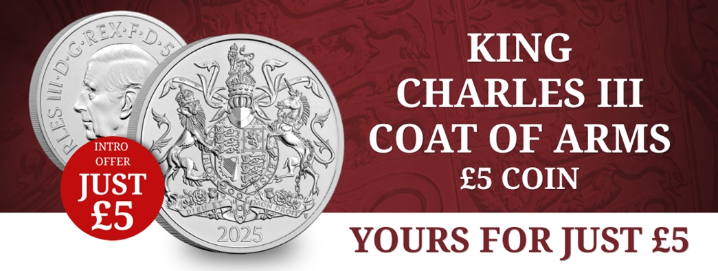 KCIII Coat of Arms £5 for £5 Offer