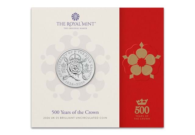 500 Years Of The Crown UK £5 Coin Range CL 2