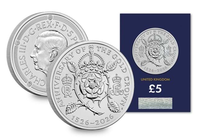 500 Years Of The Crown UK £5 Coin Range CL 17