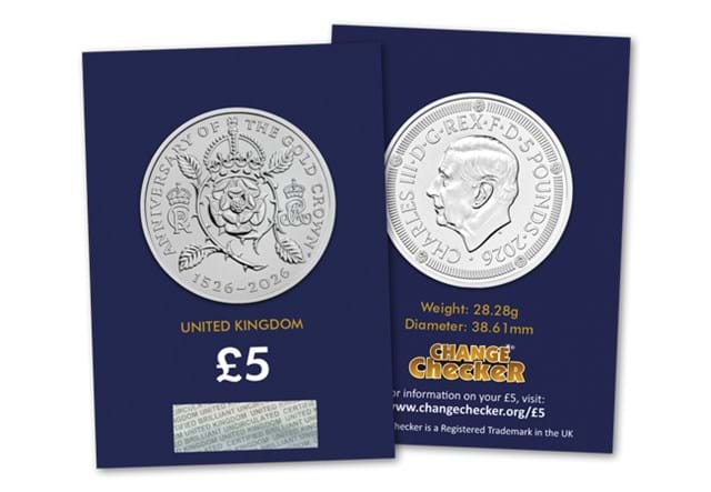 500 Years Of The Crown UK £5 Coin Range CL 15