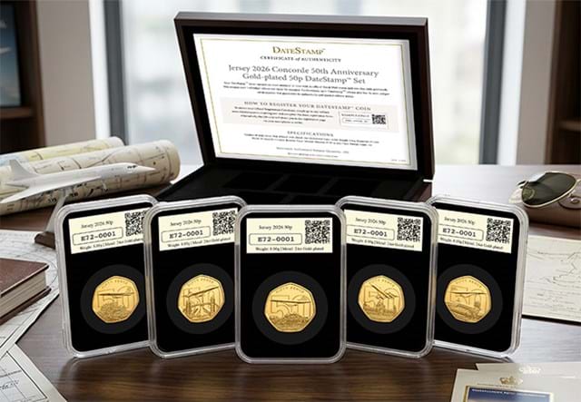 Concorde 50Ps Gold Plated Datestamp Lifestyle Eveslabs With Box 650X450 1 (1)