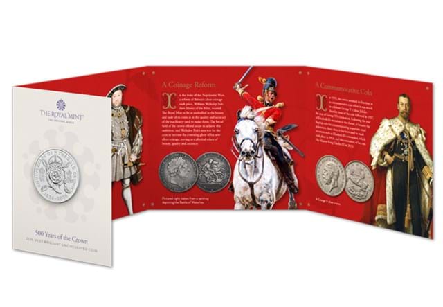 500 Years Of The Crown UK £5 Coin Range CL 3