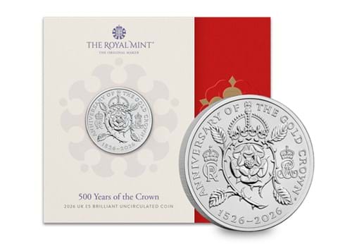 500 Years Of The Crown UK £5 Coin Range CL 4
