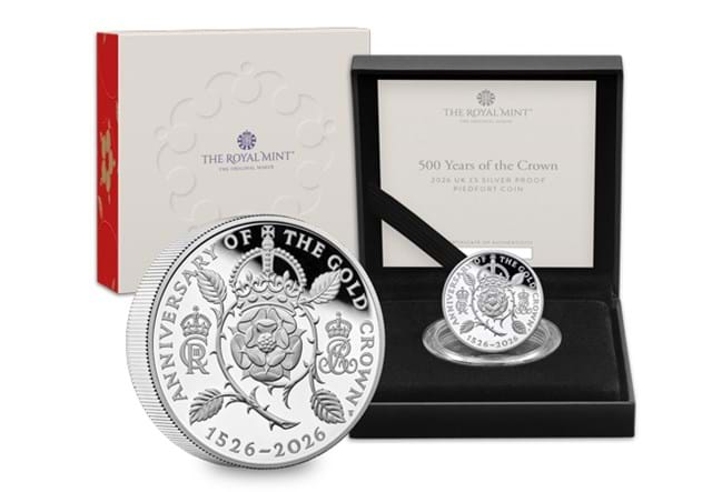 500 Years Of The Crown UK £5 Coin Range CL 12
