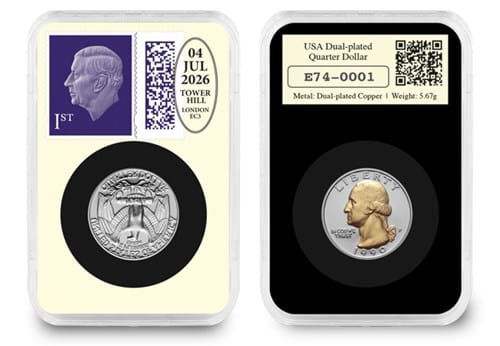 Dual Plated Silver Quarter Datestamp EVERSLAB