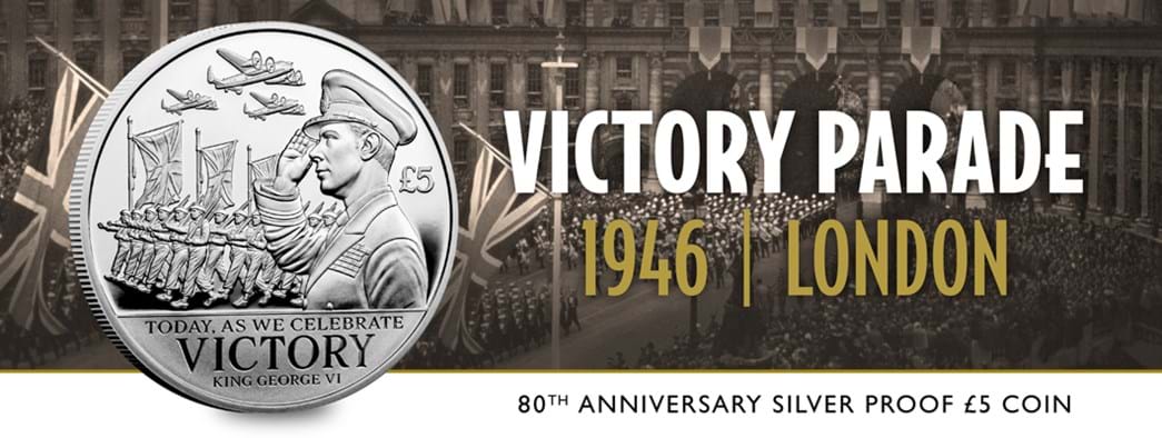 The Victory Parade Silver Proof £5