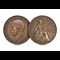 1935 George V Penny Obv Rev