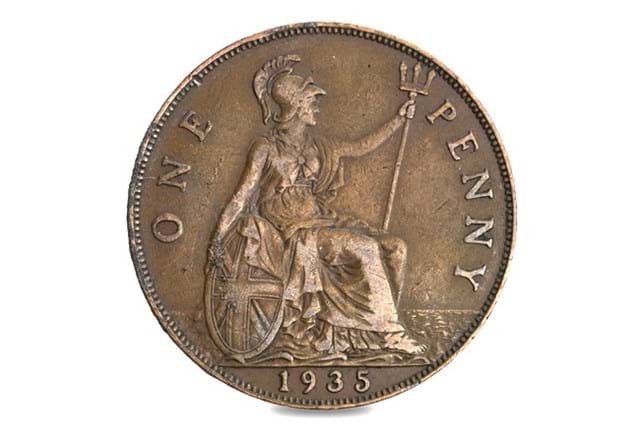 1935 George V Penny Rev