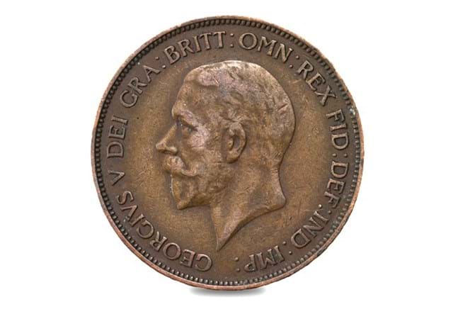 1935 George V Penny Obv