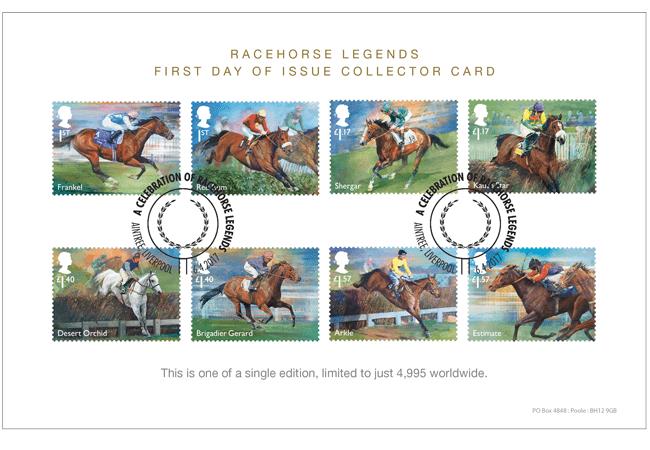 Racehorse Legends Collector Card