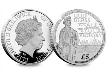Announcing The Ve Day 75th Anniversary Silver Proof 5 Coin